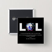 Photoshoped Erde durch Herr BLUE MARMOR (weißer Button (Vorne & Hinten)