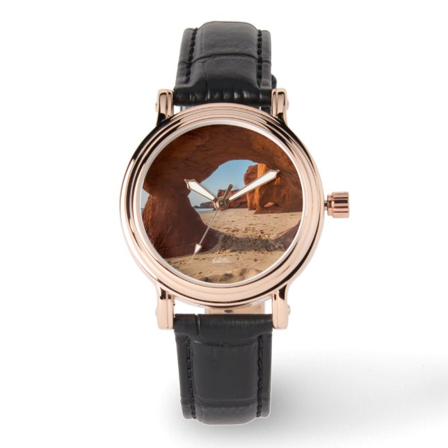 Photostrand und Kaps Armbanduhr (Vorderseite)