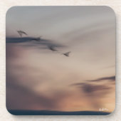 Photovögel abstrakt untersetzer (Vorderseite)