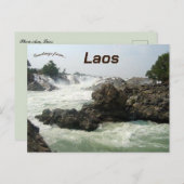 Phou Asa Laos Postkarte (Vorne/Hinten)