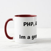 PHP, Asp, .NET.Im ein Aussenseiter… klagen mich! Tasse (Links)