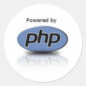 PHP-Aufkleber Runder Aufkleber (Vorderseite)
