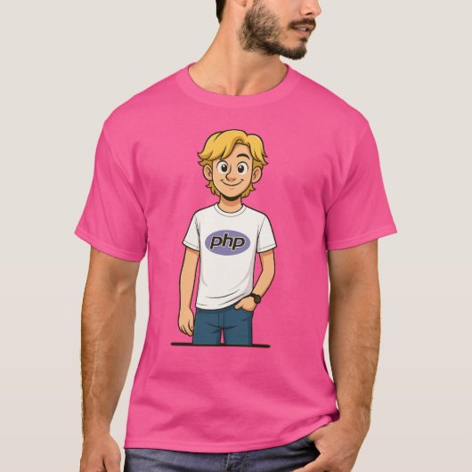 PHP Disney Cartoon Programmer Tee (Vorderseite)