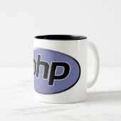 PHP-groß Zweifarbige Tasse (VorderseiteRechts)