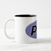PHP-groß Zweifarbige Tasse (Links)