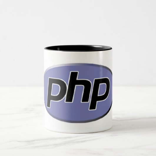 PHP-groß Zweifarbige Tasse (Mittel)