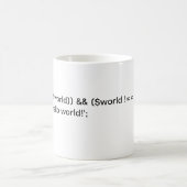 PHP Hello World - bedingte Code-Tasse Kaffeetasse (Mittel)