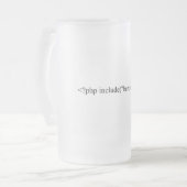 <?php include("beer.cold"); ?> mattglas bierglas (Vorderseite Links)