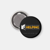 "PHP"-Logo | Circle Magnet (Vorderseite/Rückseite)
