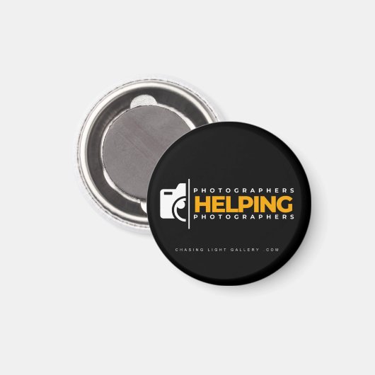 "PHP"-Logo | Circle Magnet (Vorderseite/Rückseite)