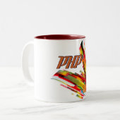 PHP, Mehrfarbencode-Strudel Zweifarbige Tasse (Vorderseite Links)
