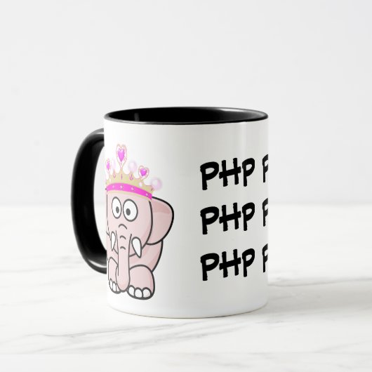 PHP Prinzessin: Frauen in der Tasse (Vorderseite Links)