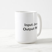 PHP-Programmiererkaffee-Tasse Kaffeetasse (VorderseiteRechts)