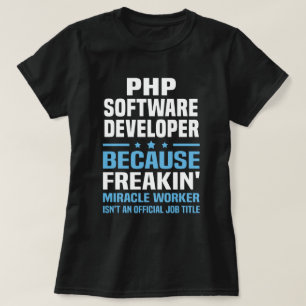 PHP Software-Entwickler T-Shirt