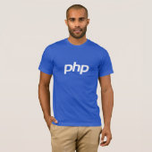 PHP-T - Shirt (blau) (Vorne ganz)
