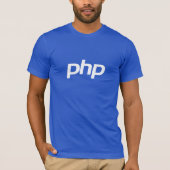 PHP-T - Shirt (blau) (Vorderseite)