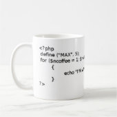 PHP-Tasse Kaffeetasse (Links)