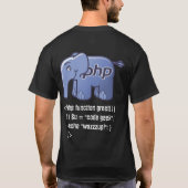 PHPGEEK GRÜSSEN SHIRT (Rückseite)