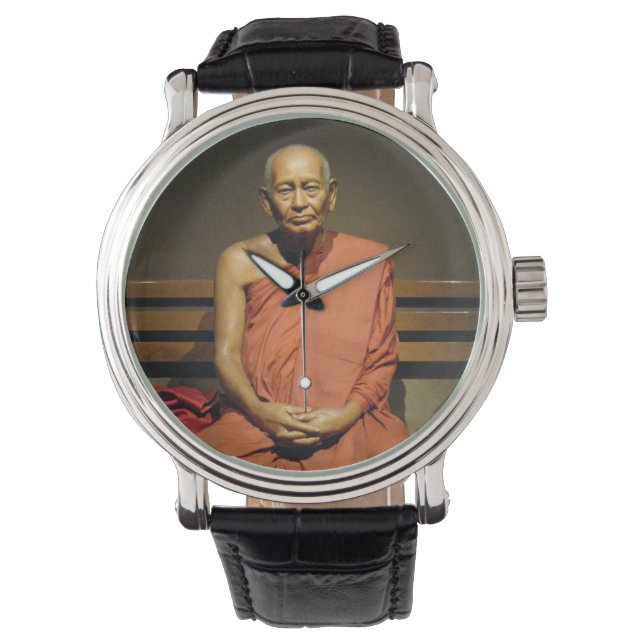 Phra Dhammayanmuni ... Buddhistischer Mönch Armbanduhr (Vorderseite)