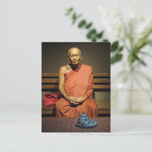 Phra Dhammayanmuni ... Buddhistischer Mönch Postkarte (Stehend Vorderseite)
