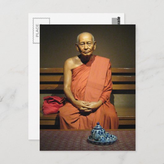 Phra Dhammayanmuni ... Buddhistischer Mönch Postkarte (Vorne/Hinten)