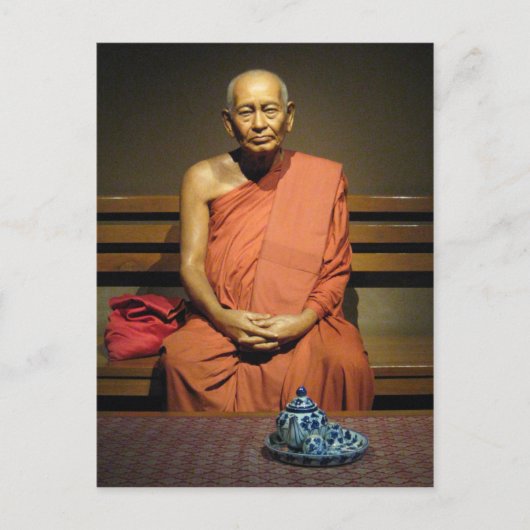 Phra Dhammayanmuni ... Buddhistischer Mönch Postkarte (Vorderseite)