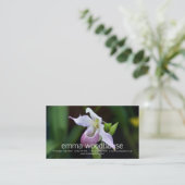 Phragmipedium-Orchidee Visitenkarte (Stehend Vorderseite)