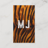 Phrase 12 der Erholung "Crypto Wallet Tiger" Visitenkarte (Rückseite)