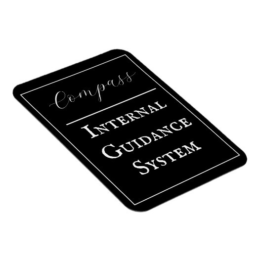 Phrase "Compass - Internal Guidance System" Magnet (Rechte Seite)