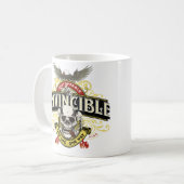 Phrase der Inspirationsbotschaft für unübertreffli Kaffeetasse (Vorderseite Links)