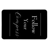 Phrase "Folgen Sie Ihrem Compass" Magnet (Horizontal)