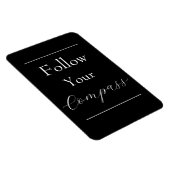 Phrase "Folgen Sie Ihrem Compass" Magnet (Rechte Seite)