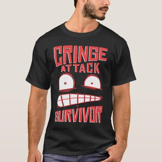 Phrase Gen Z memes Phrasen Rand T-Shirt (Vorderseite)