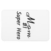 Phrase "Mama #1 Super Hero" Magnet (Horizontal)