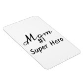 Phrase "Mama #1 Super Hero" Magnet (Rechte Seite)