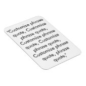 Phrase Schwarz-weiß anpassen Magnet (Rechte Seite)