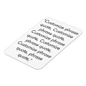 Phrase Schwarz-weiß anpassen Magnet (Linke Seite)