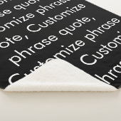 Phrase Schwarz-weiß anpassen Sherpadecke (3/4)