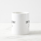 Phrase "Start the Day of Right Lmile" Kaffeetasse (Mittel)