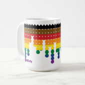 Phrase-Tasse für Philadelphia-Gay Pride Kaffeetasse (Vorderseite Links)