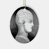 Phrenologie Keramik Ornament (Rechts)