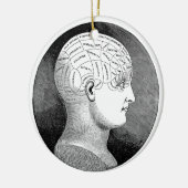 Phrenologie Keramik Ornament (Links)