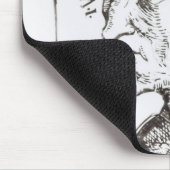 Phrenologie Mousepad (Ecke)