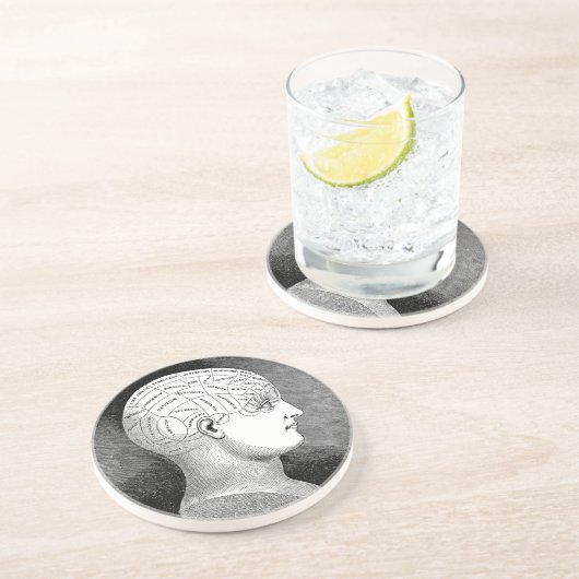 Phrenologie Untersetzer (Seite)