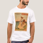 Phroso Frau am Strand-Theaterplakat T-Shirt (Vorderseite)