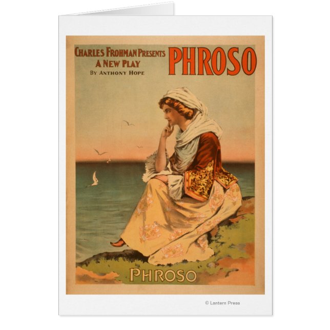 Phroso Woman am Strand Theatrales Poster (Vorne)