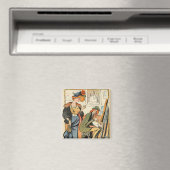 Phryne: Karikatur eines Künstlermodells Magnet (In Situ (Geschirrspüler))