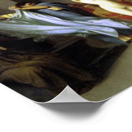 Phryne vor dem Areopagus Poster (Ecke)