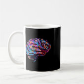 Phsychedelic Art Gefärbte Krawatte Human Brain Coo Kaffeetasse (Links)