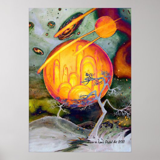 Phsychedelic City Poster (Vorne)